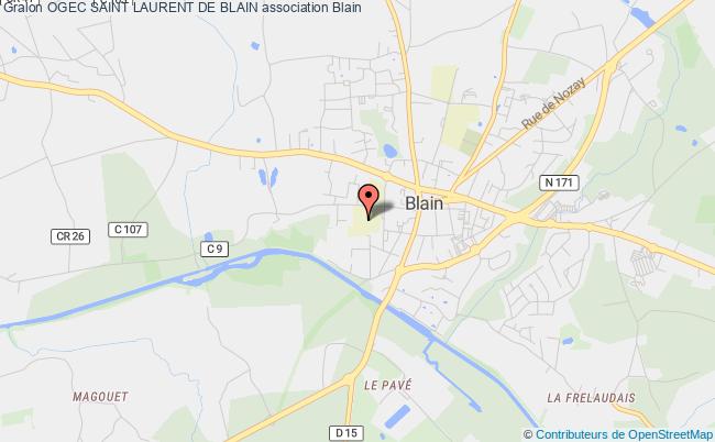 plan association Ogec Saint Laurent De Blain Blain
