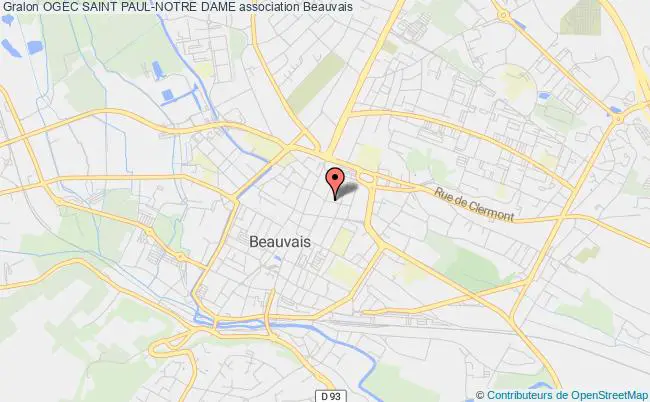 plan association Ogec Saint Paul-notre Dame Beauvais