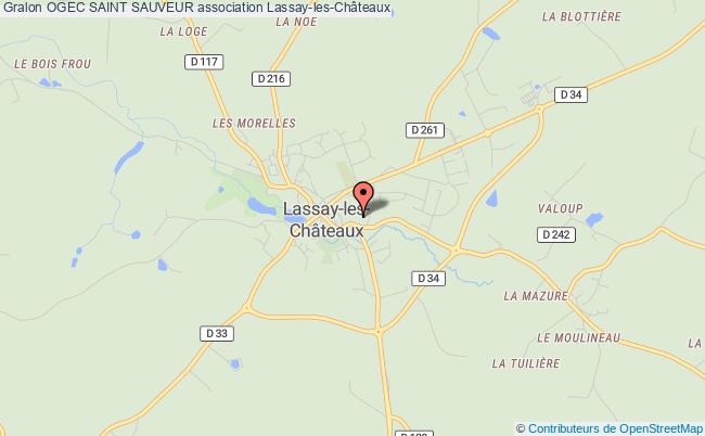 plan association Ogec Saint Sauveur Lassay-les-Châteaux