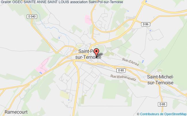plan association Ogec Sainte Anne Saint Louis Saint-Pol-sur-Ternoise