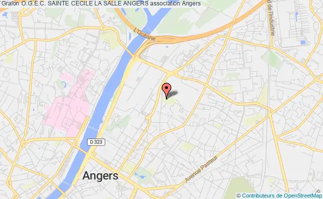 plan association O.g.e.c. Sainte Cecile La Salle Angers Angers