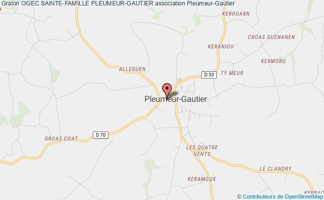 plan association Ogec Sainte-famille Pleumeur-gautier Pleumeur-Gautier