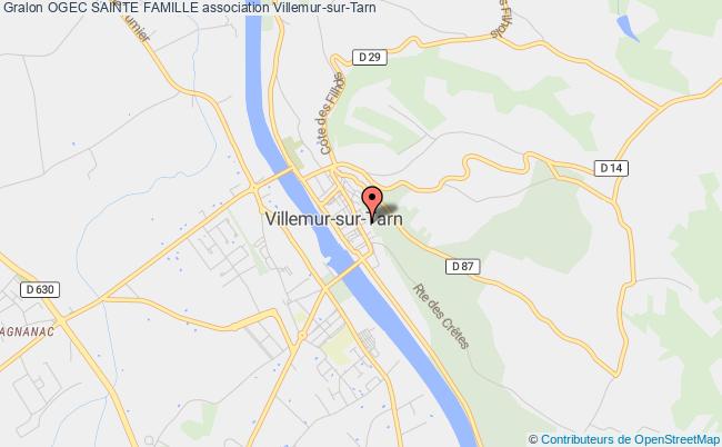 plan association Ogec Sainte Famille Villemur-sur-Tarn