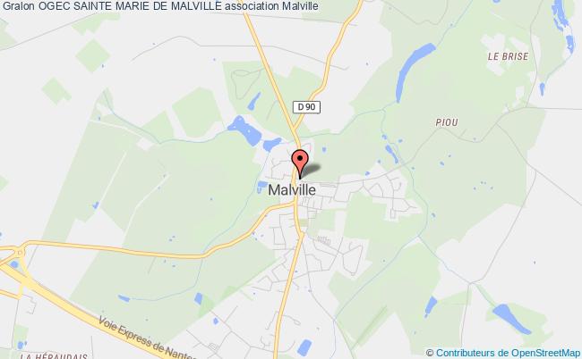 plan association Ogec Sainte Marie De Malville Malville