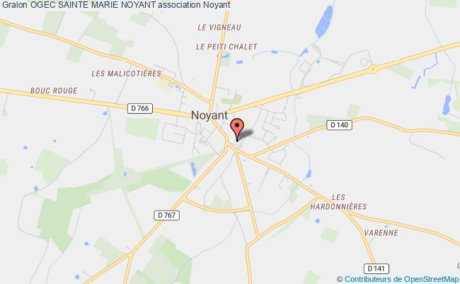 plan association Ogec Sainte Marie Noyant Noyant-Villages