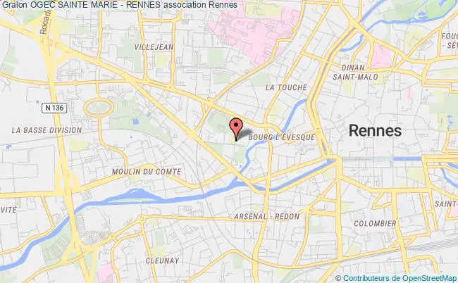 plan association Ogec Sainte Marie - Rennes Rennes