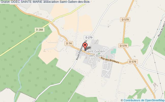 plan association Ogec Sainte Marie Saint-Gatien-des-Bois