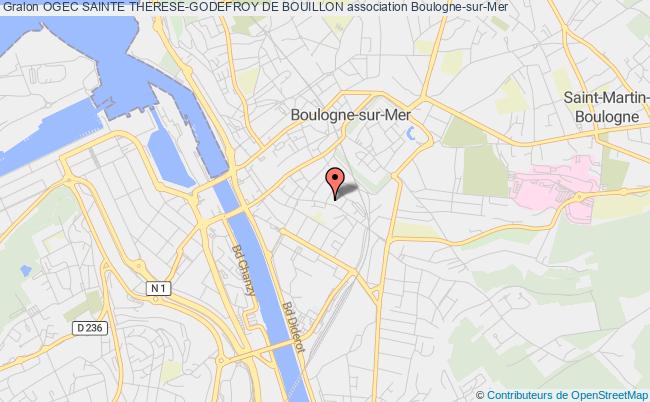 plan association Ogec Sainte Therese-godefroy De Bouillon Boulogne-sur-Mer