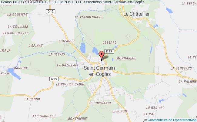 plan association Ogec St Jacques De Compostelle Saint-Germain-en-Coglès