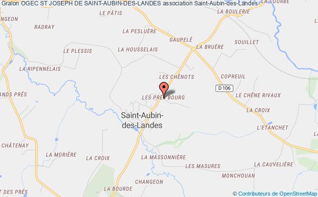 plan association Ogec St Joseph De Saint-aubin-des-landes Saint-Aubin-des-Landes