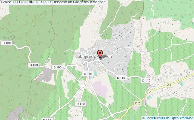 plan association Oh Coquin De Sport Cabrières-d'Avignon