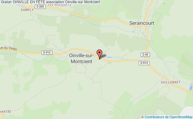 plan association Oinville En FÊte Oinville-sur-Montcient