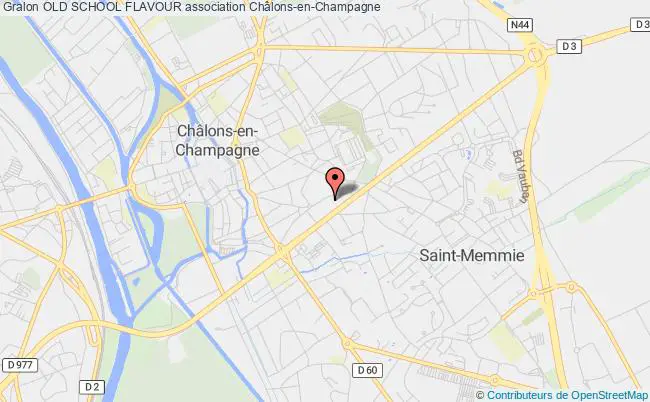 plan association Old School Flavour Châlons-en-Champagne
