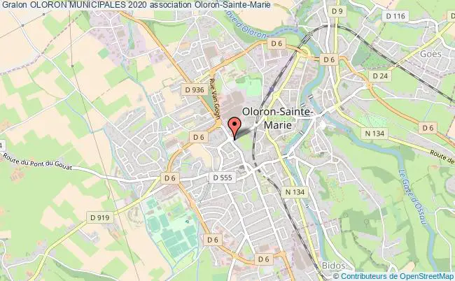 plan association Oloron Municipales 2020 Oloron-Sainte-Marie