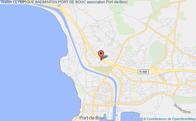 plan association Olympique Badminton Port De Bouc Port-de-Bouc