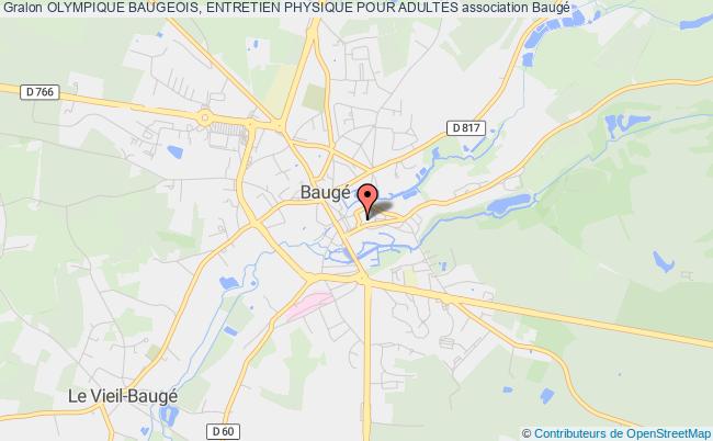 plan association Olympique Baugeois, Entretien Physique Pour Adultes Baugé-en-Anjou