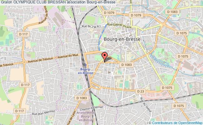 plan association Olympique Club Bressan Bourg-en-Bresse