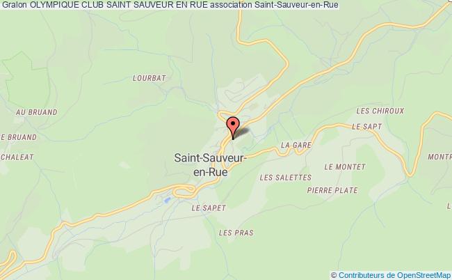 plan association Olympique Club Saint Sauveur En Rue Saint-Sauveur-en-Rue