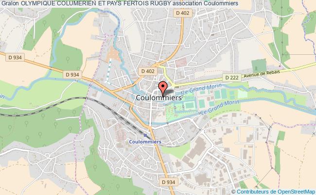 plan association Olympique Columerien Et Pays Fertois Rugby Coulommiers