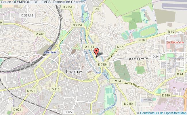 plan association Olympique De Leves. Chartres