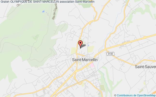 plan association Olympique De Saint-marcellin Saint-Marcellin