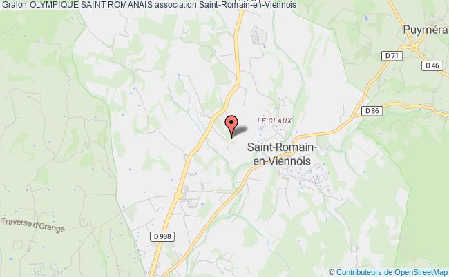 plan association Olympique Saint Romanais Saint-Romain-en-Viennois