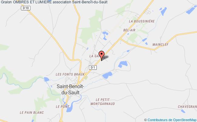 plan association Ombres Et Lumiere Saint-Benoît-du-Sault