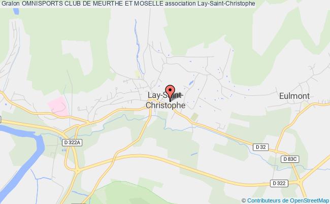plan association Omnisports Club De Meurthe Et Moselle Lay-Saint-Christophe