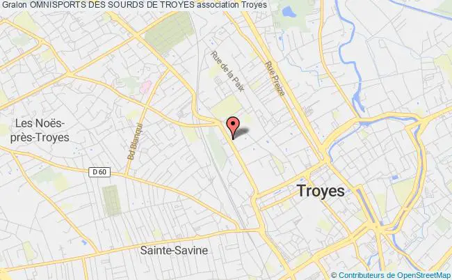 plan association Omnisports Des Sourds De Troyes Troyes