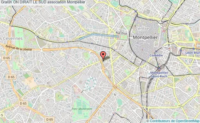 plan association On Dirait Le Sud Montpellier