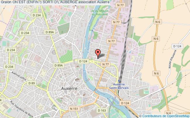 plan association On Est (enfin !) Sorti D'l'auberge Auxerre