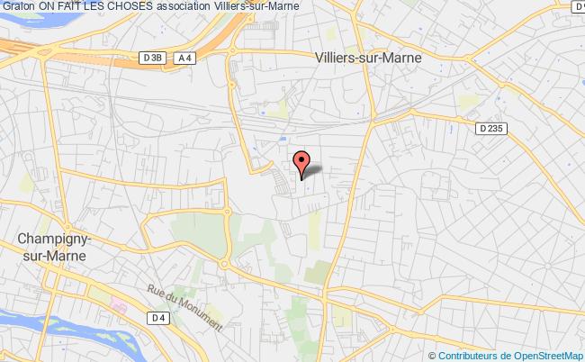 plan association On Fait Les Choses Villiers-sur-Marne