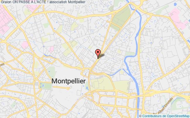 plan association On Passe A L'acte ! Montpellier