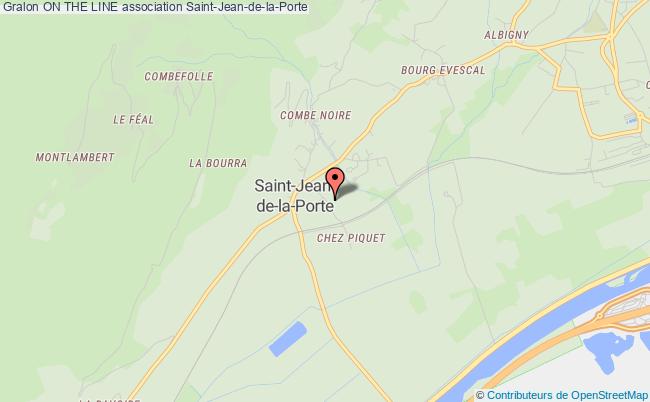 plan association On The Line Saint-Jean-de-la-Porte