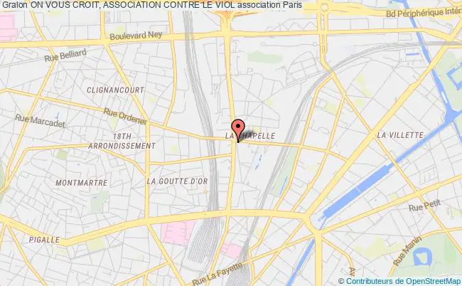 plan association On Vous Croit, Association Contre Le Viol PARIS
