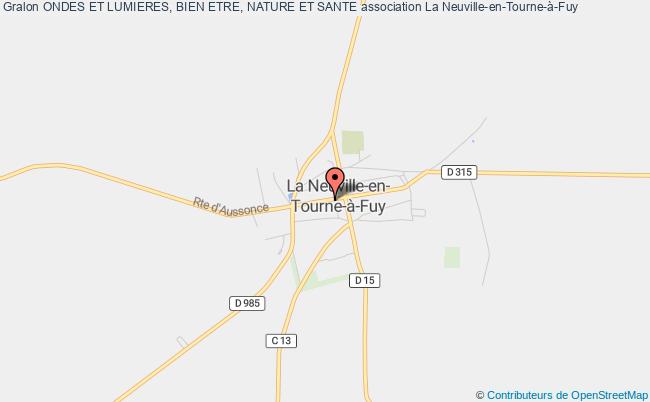plan association Ondes Et Lumieres, Bien Etre, Nature Et Sante La    Neuville-en-Tourne-à-Fuy