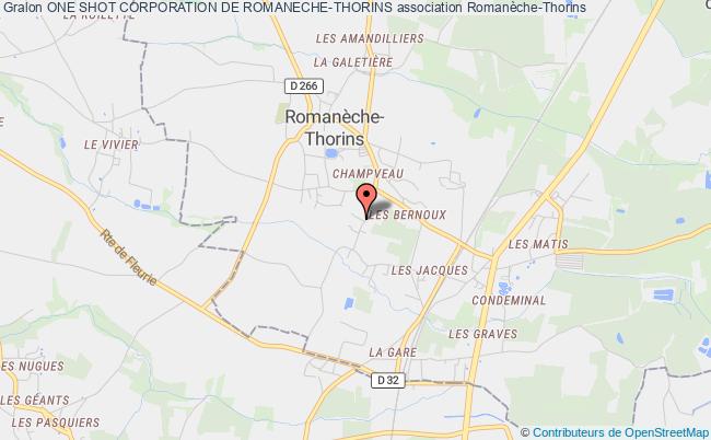 plan association One Shot Corporation De Romaneche-thorins Romanèche-Thorins