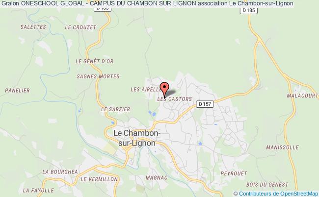 plan association Oneschool Global - Campus Du Chambon Sur Lignon Chambon-sur-Lignon