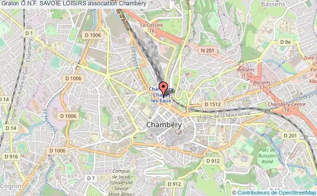 plan association O.n.f. Savoie Loisirs Chambéry