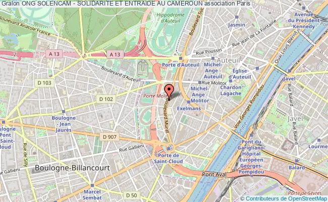 plan association Ong Solencam - Solidarite Et Entraide Au Cameroun Paris
