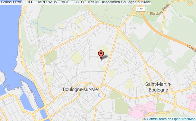plan association Opale Lifeguard Sauvetage Et Secourisme Boulogne-sur-Mer