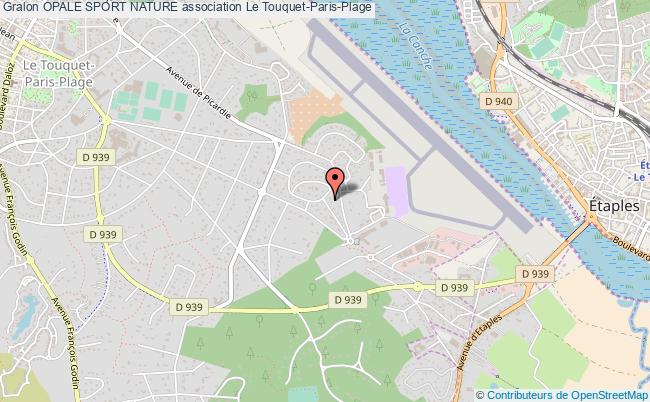 plan association Opale Sport Nature Le Touquet-Paris-Plage