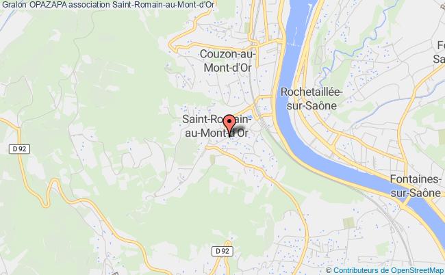 plan association Opazapa Saint-Romain-au-Mont-d'Or