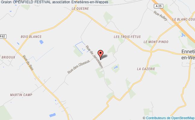 plan association Openfield Festival Ennetières-en-Weppes