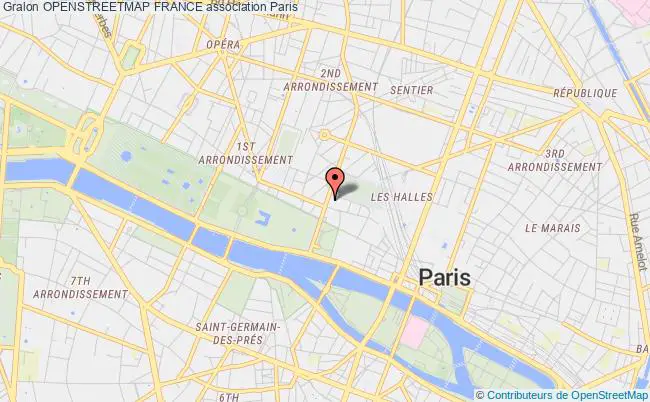 plan association Openstreetmap France Paris