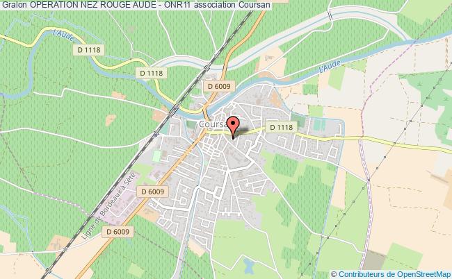 plan association Operation Nez Rouge Aude - Onr11 Coursan