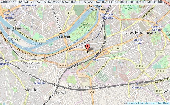 plan association Operation Villages Roumains-solidarites (ovr-solidarites) Issy-les-Moulineaux