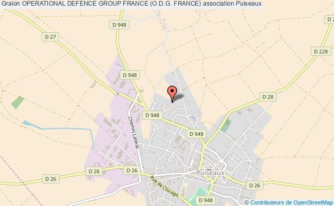 plan association Operational Defence Group France (o.d.g. France) Puiseaux