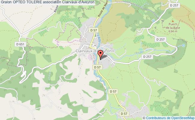 plan association Opteo Tolerie Clairvaux-d'Aveyron