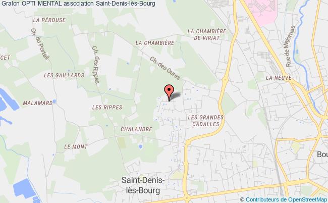 plan association Opti Mental Saint-Denis-lès-Bourg
